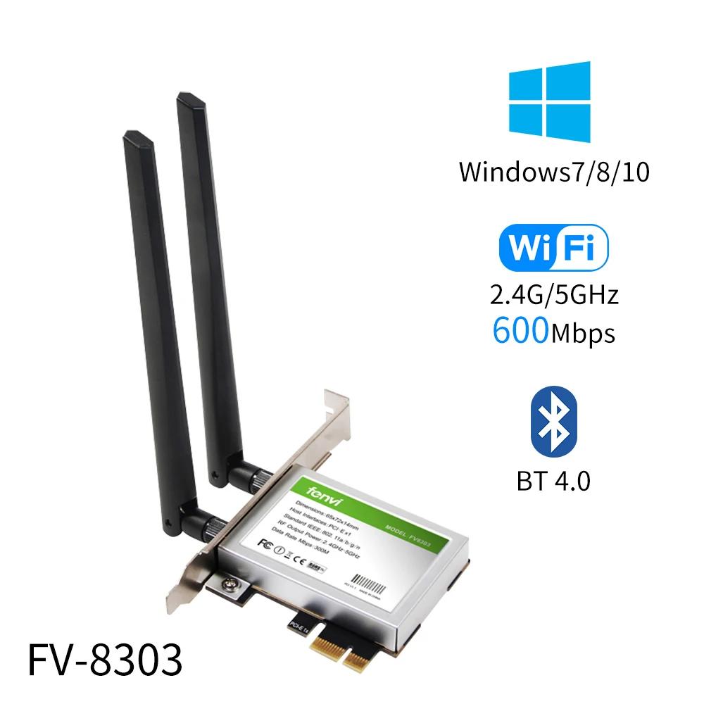 Fenvi-  600Mbps PCI Express WiFi , BT 4.0 ũž Ʈũ ī   (pc 2x ׳ )